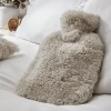 Plush Hot Water Bottle Shape Lavender Pillow